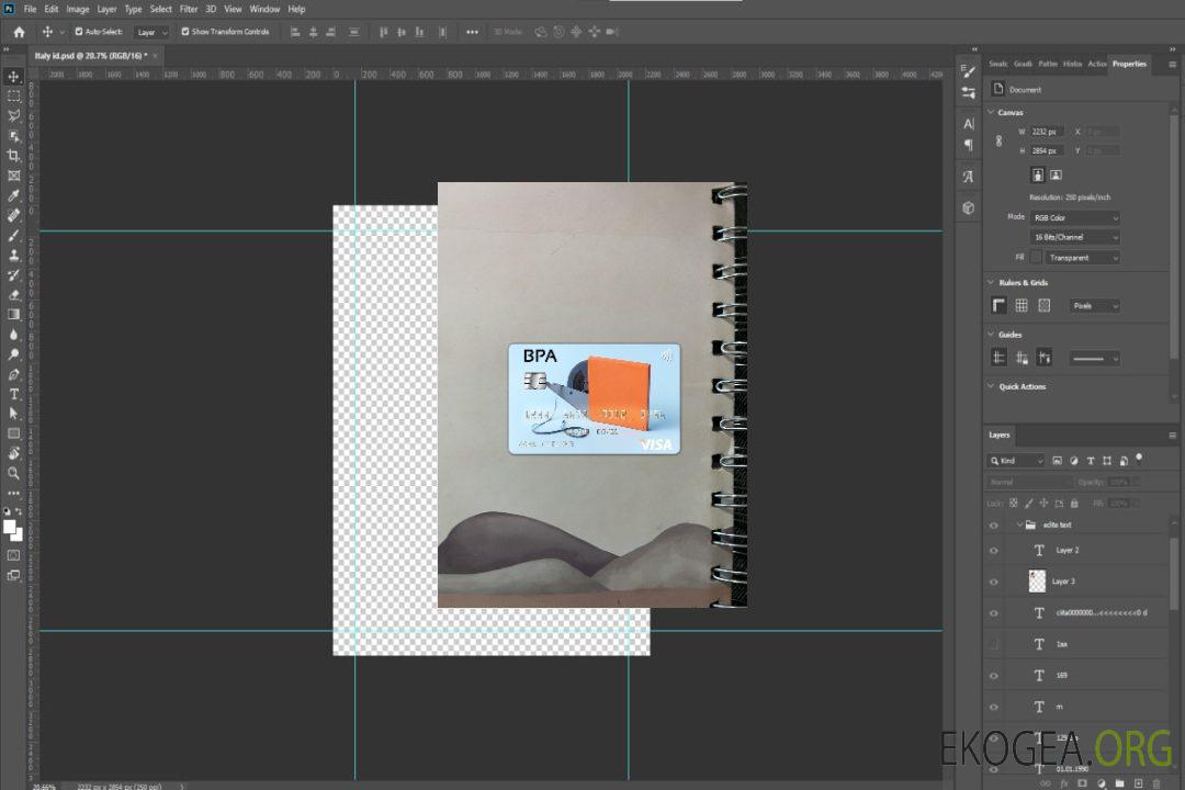 Photolook recto de la carte visa Andorra Banca Privada d'Andorra (BPA) template